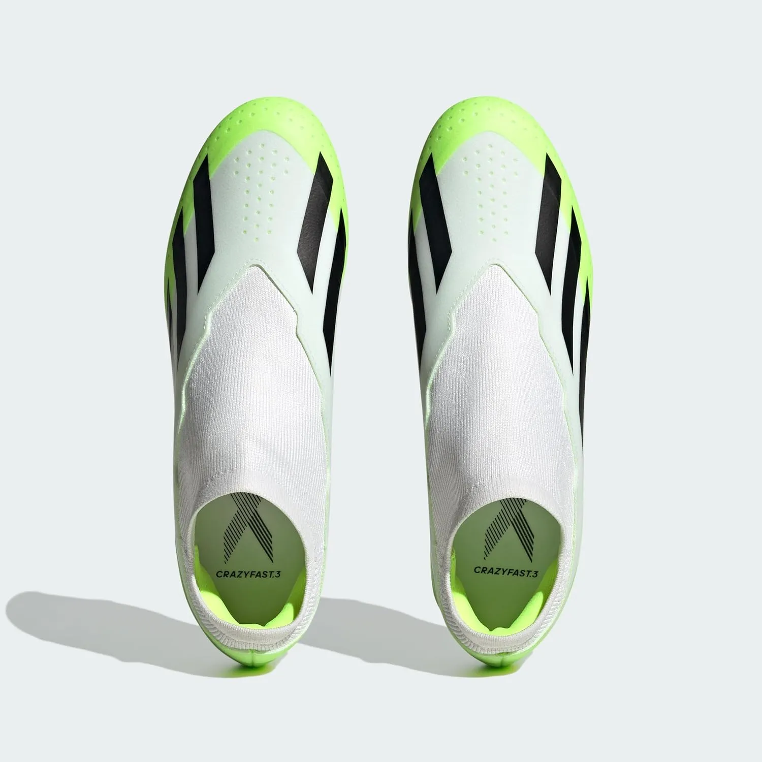 adidas Mens X Crazyfast.3 Firm Ground Soccer Cleats Cleated, Firm Ground - Black