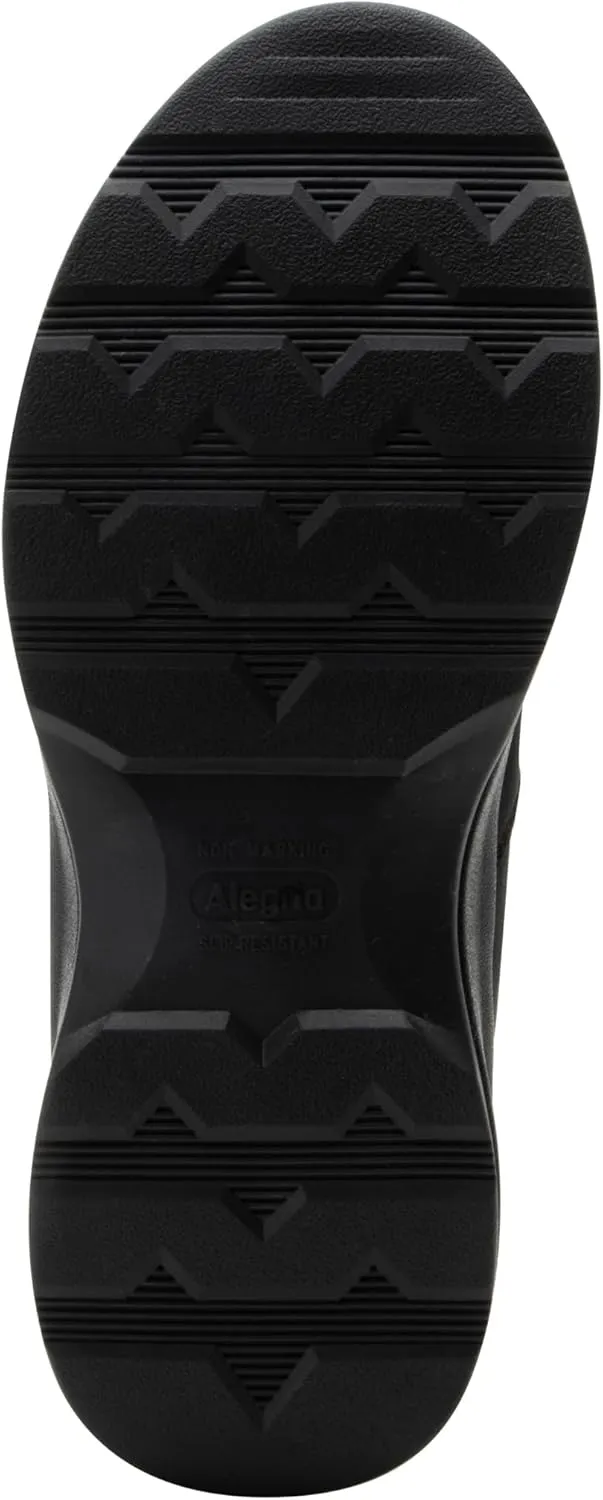 Alegria Womens Frankie Pull On Ankle Leather Chelsea Boot With Heel Zipper