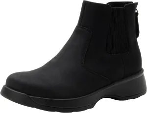 Alegria Womens Frankie Pull On Ankle Leather Chelsea Boot With Heel Zipper