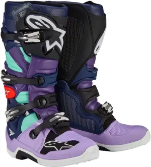 Alpinestars - Tech 7 Le Boots Double Purple/Blue/Black Sz 9 (2012014-387-9)