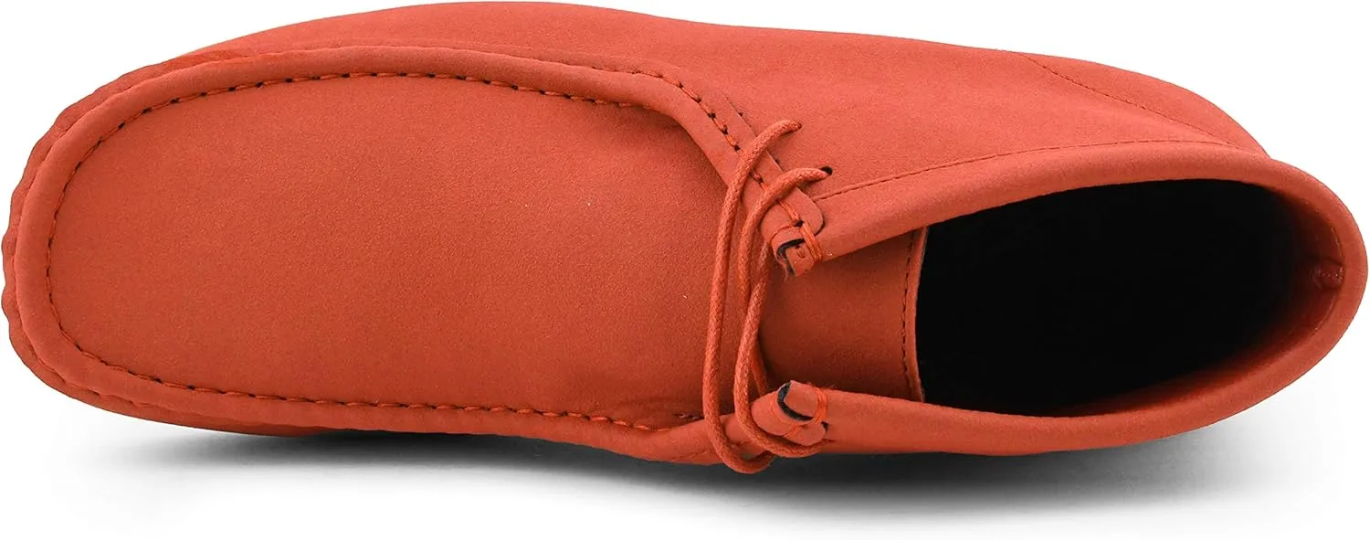 Amali Casual Chukka Boots for Men, High-Top, Lace Up Suede Men's Shoes, Desert Boots with Crepe Rubber Sole
