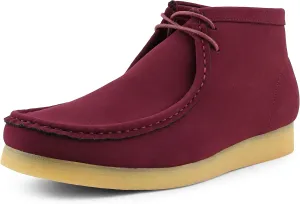 Amali Casual Chukka Boots for Men, High-Top, Lace Up Suede Men's Shoes, Desert Boots with Crepe Rubber Sole