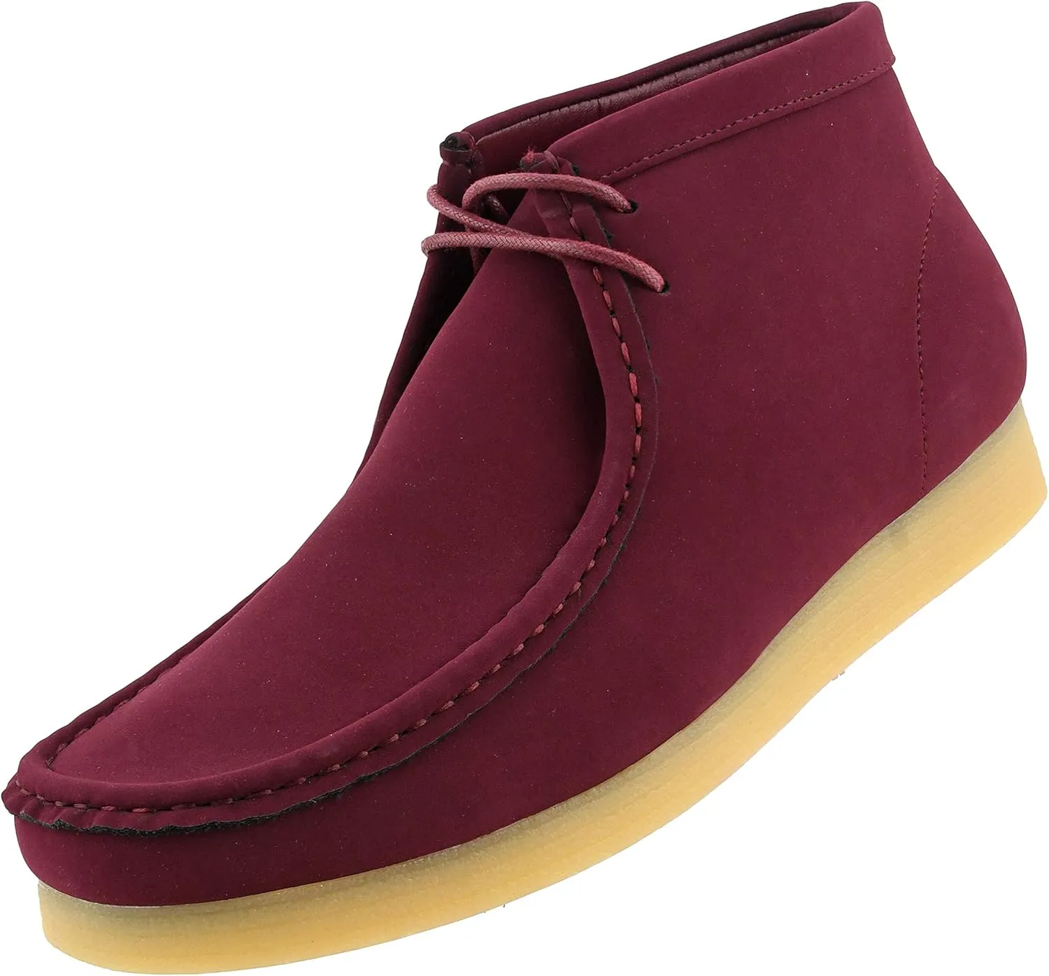 Amali Casual Chukka Boots for Men, High-Top, Lace Up Suede Men's Shoes, Desert Boots with Crepe Rubber Sole