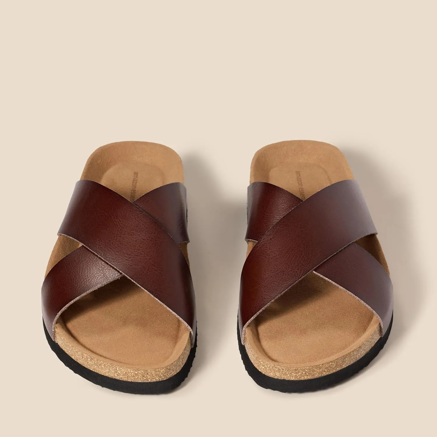 Amazon Essentials Men's Crossover Sandals