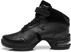 AOQUNFS Women's Jazz Dance Sneakers Lace-up Walking Dance Shoes,Model B51