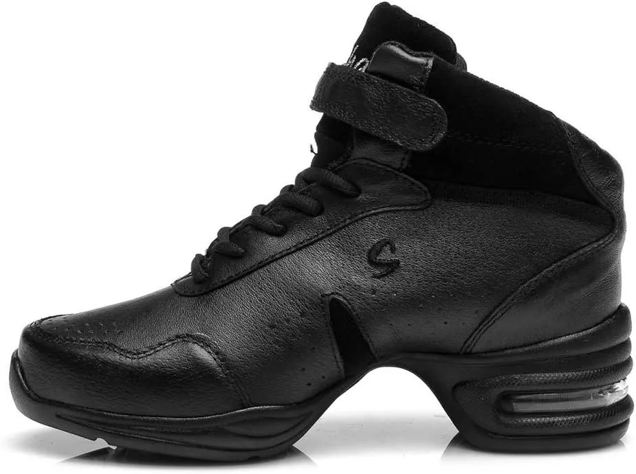 AOQUNFS Women's Jazz Dance Sneakers Lace-up Walking Dance Shoes,Model B51