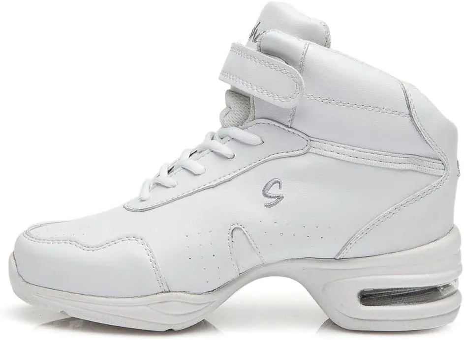 AOQUNFS Women's Jazz Dance Sneakers Lace-up Walking Dance Shoes,Model B51