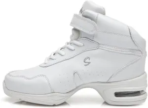 AOQUNFS Women's Jazz Dance Sneakers Lace-up Walking Dance Shoes,Model B51