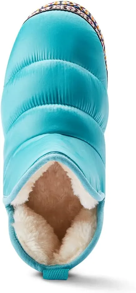 ARIAT Women's Indoor/Outdoor Warm Comfortable Crius Bootie Slippers with Sherpa Lining