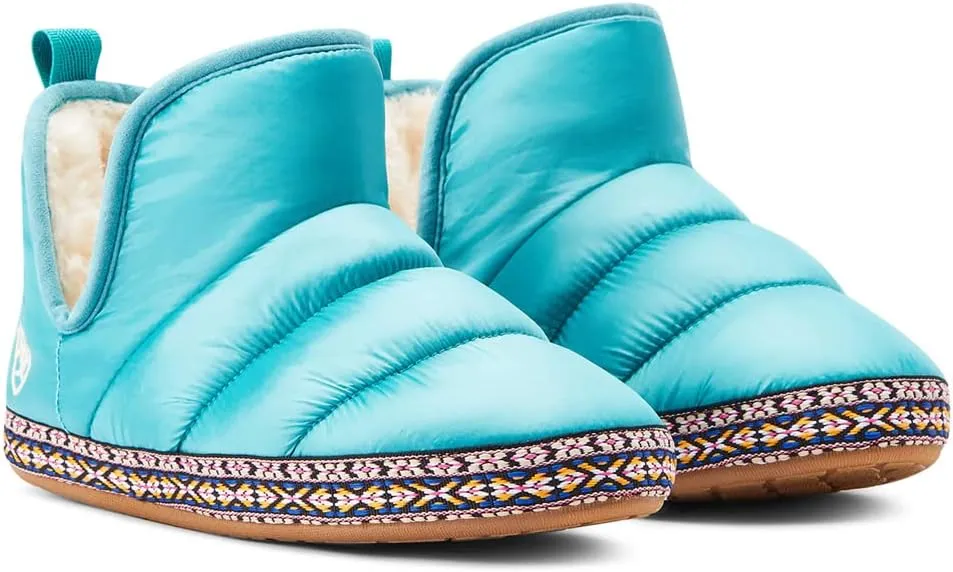 ARIAT Women's Indoor/Outdoor Warm Comfortable Crius Bootie Slippers with Sherpa Lining