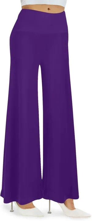 Arolina Women's Stretchy Wide Leg Palazzo Lounge Pants Casual Comfy High Waist Palazzo Pants
