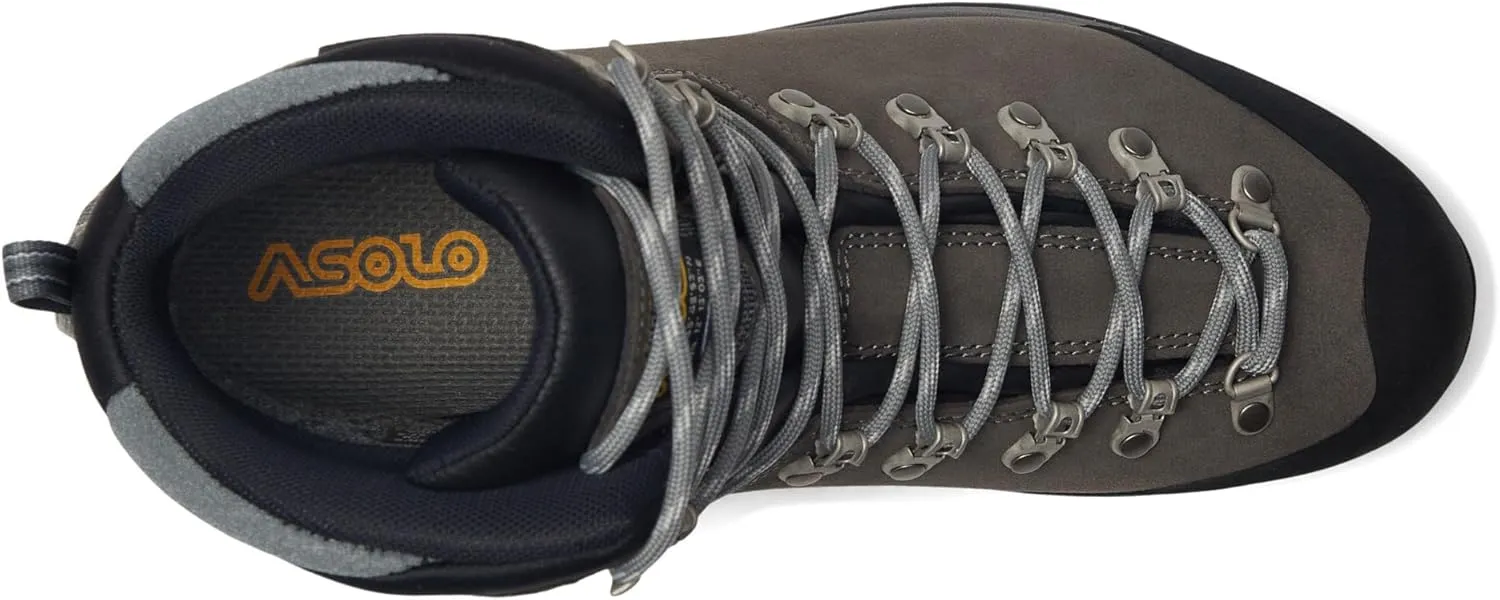ASOLO Men's Greenwood EVO GV Water-Resistant Cushioned Perwanger Leather Ankle Trekking Hiking Boots | Toe Rubber Cap