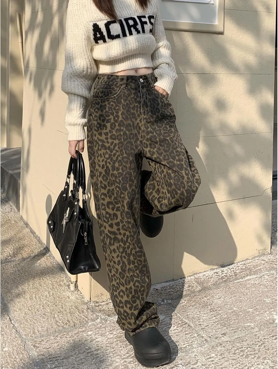 Baggy Jeans for Women Y2K Low Rise High Street Boyfriend Pants Vintage Teen Girls Hiphop Wide Leg Denim Trousers