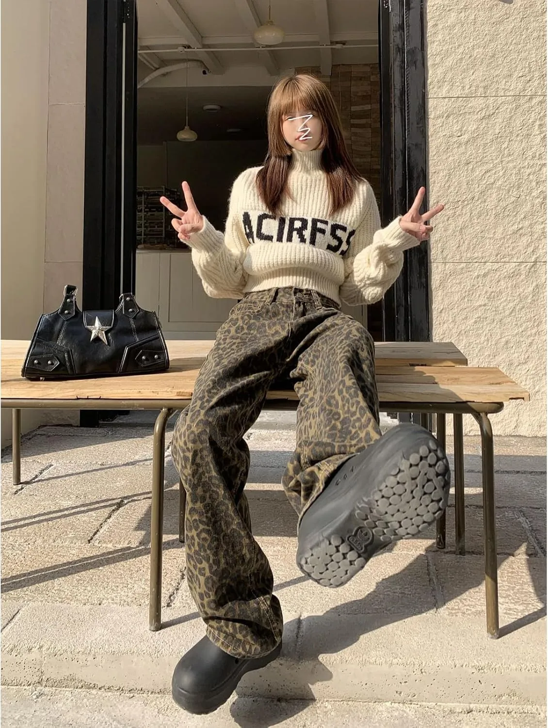 Baggy Jeans for Women Y2K Low Rise High Street Boyfriend Pants Vintage Teen Girls Hiphop Wide Leg Denim Trousers