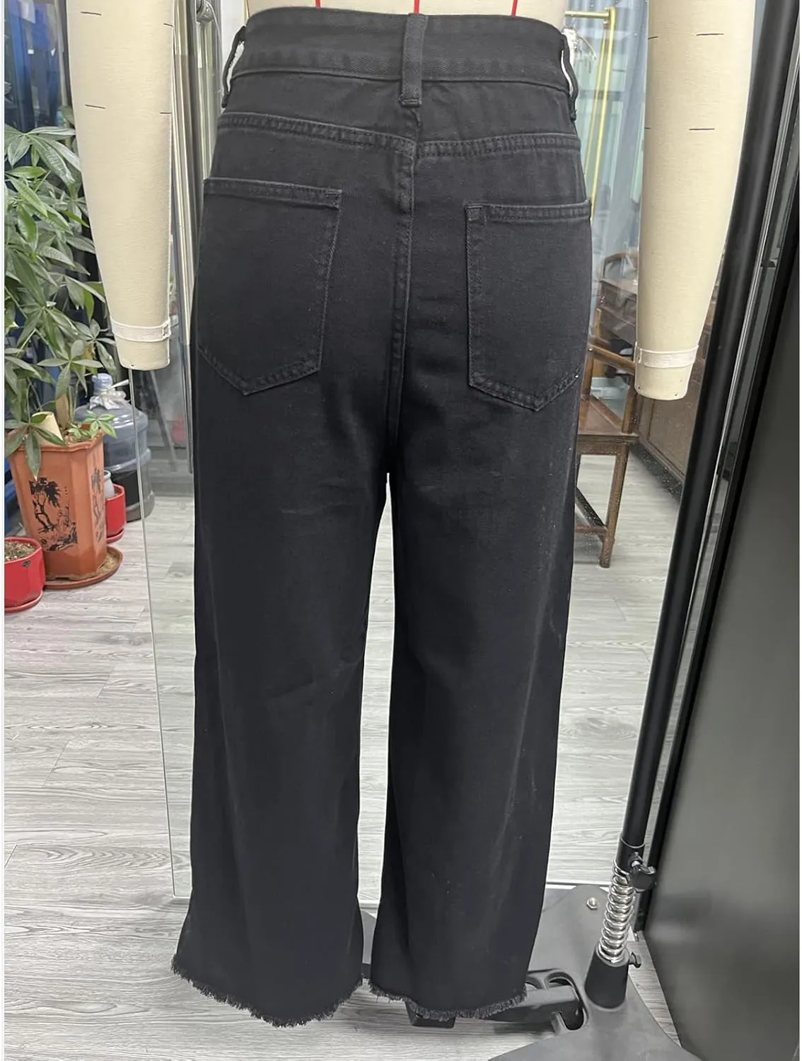 Baggy Jeans for Women Y2K Low Rise High Street Boyfriend Pants Vintage Teen Girls Hiphop Wide Leg Denim Trousers