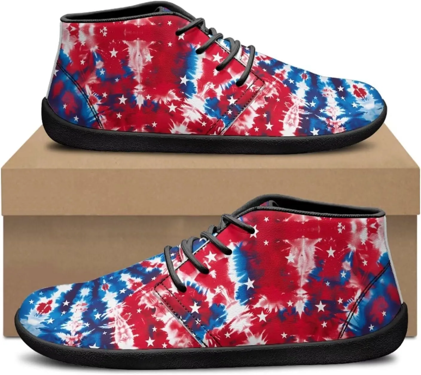 Barefoot Shoes for Men Wide Toe Box Boots for Walking Anti Slip Zero Drop Sole Running Sneakers