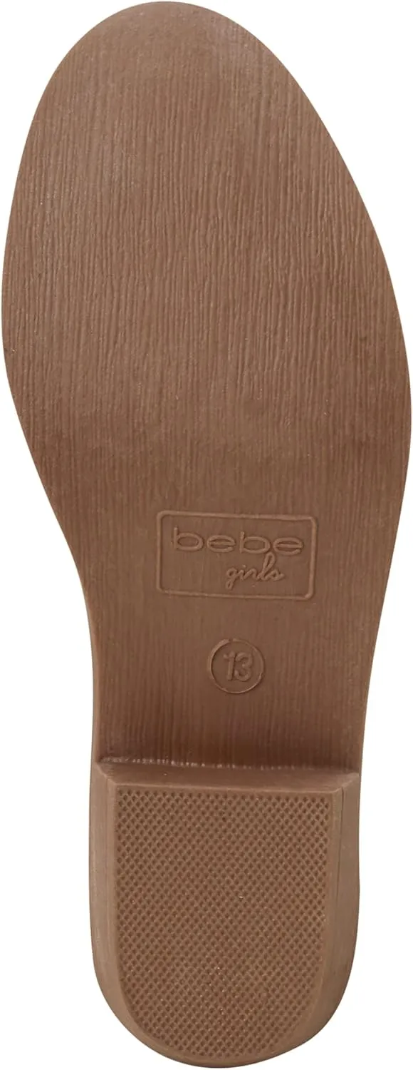 bebe Girls' Cowboy Boots - Classic Western Country Cowgirl Boots - Mid Calf Riding Shoes for Toddlers Little and Big Girls