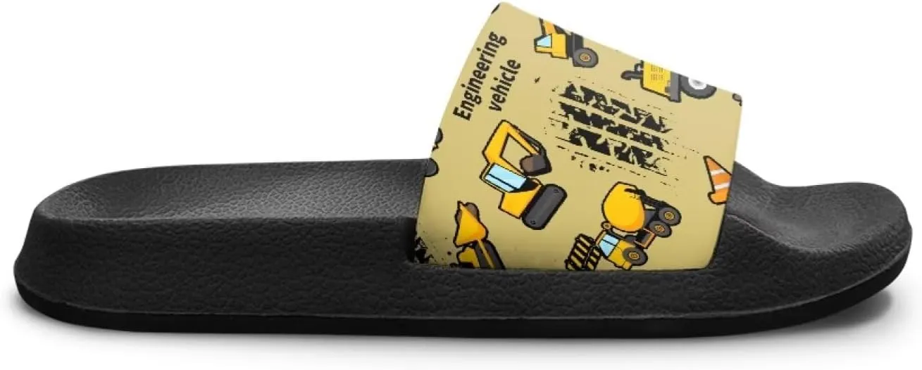 Boys Sandals with Non Slip Footbed Casual Slides Sandals Open Toes Flat