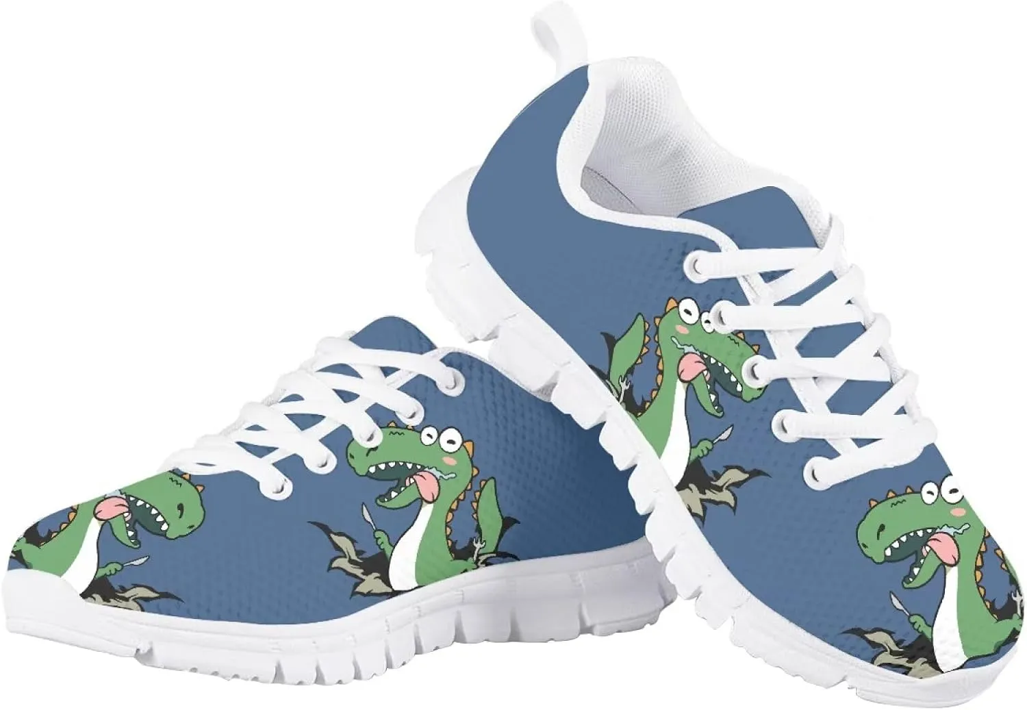 Boys' Sneakers Breathable Anti-Slip Lace-Up Lightweight, Perfect for School, Running, Jumping, Hiking, Travel
