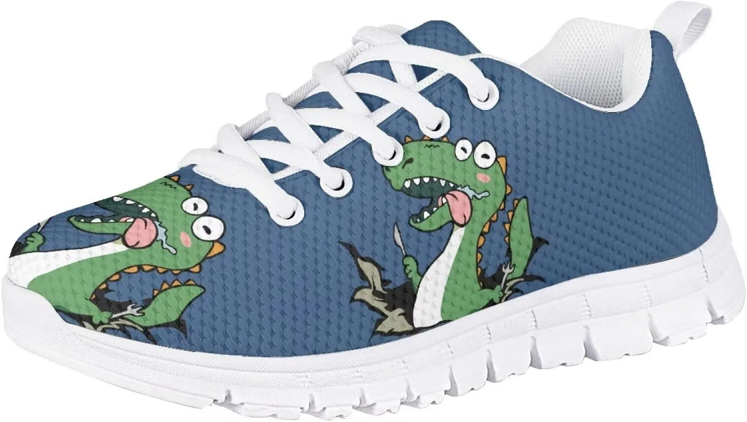 Boys' Sneakers Breathable Anti-Slip Lace-Up Lightweight, Perfect for School, Running, Jumping, Hiking, Travel
