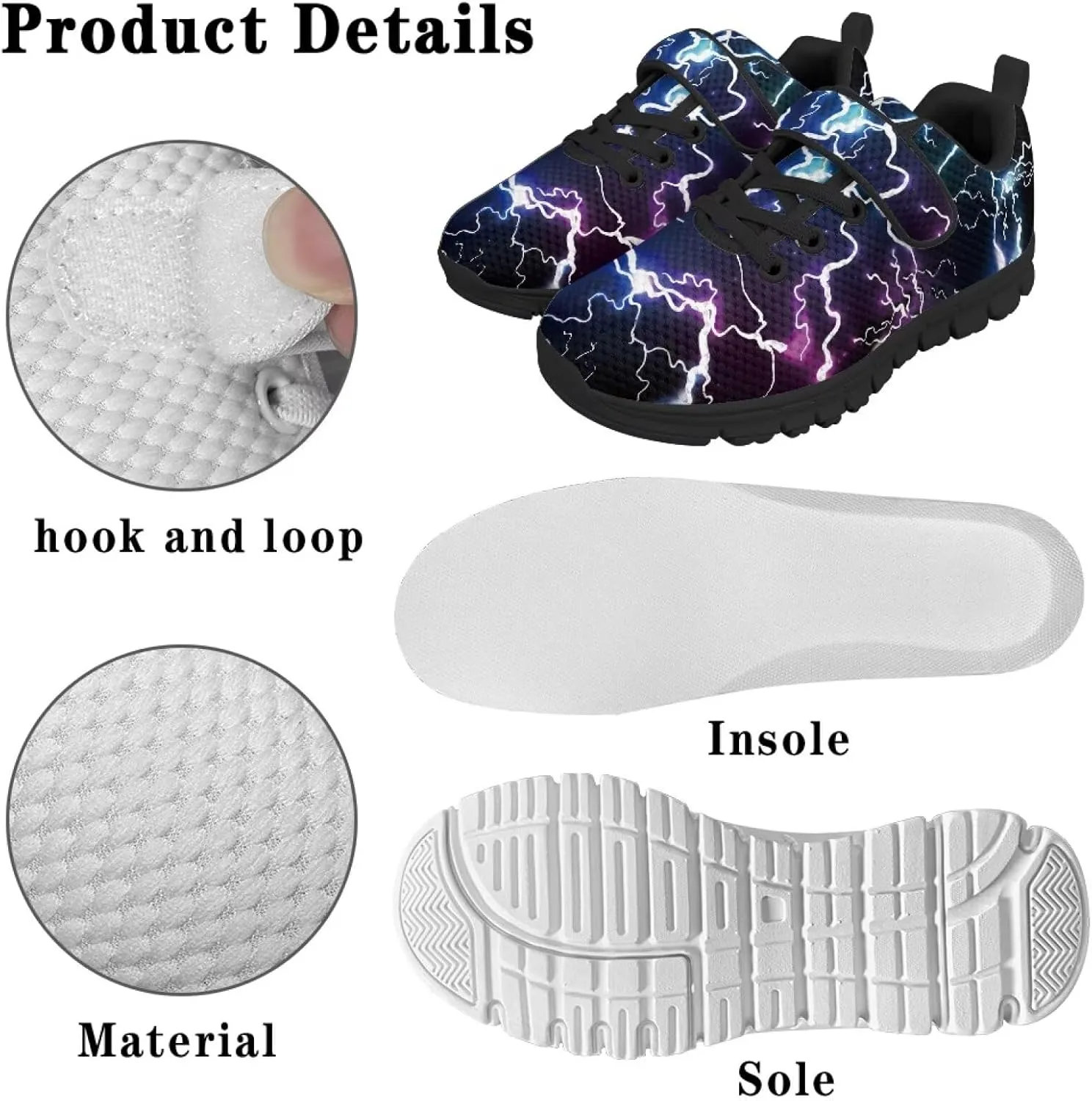 Boys Tennis Shoes Lightweight Casual Walking Shoes for Daily Wear