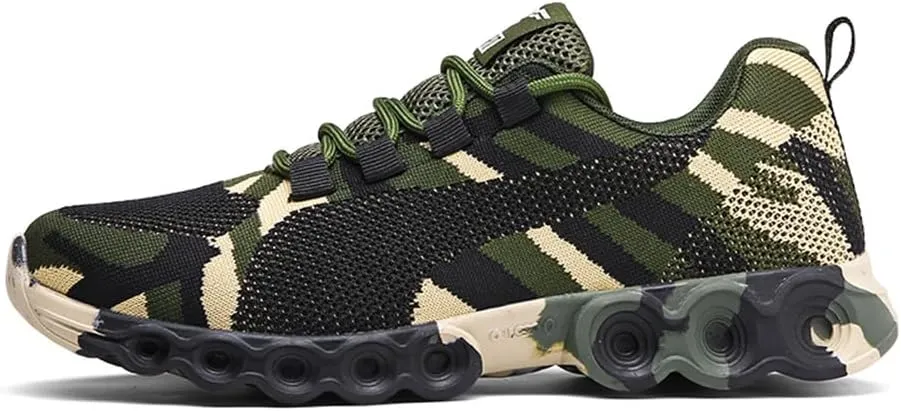 Camo Men Outdoor Sneakers Camouflage Running Shoes Male Military Training Casual Sports Rock Climbing Camping Hiking Shoe Footwear