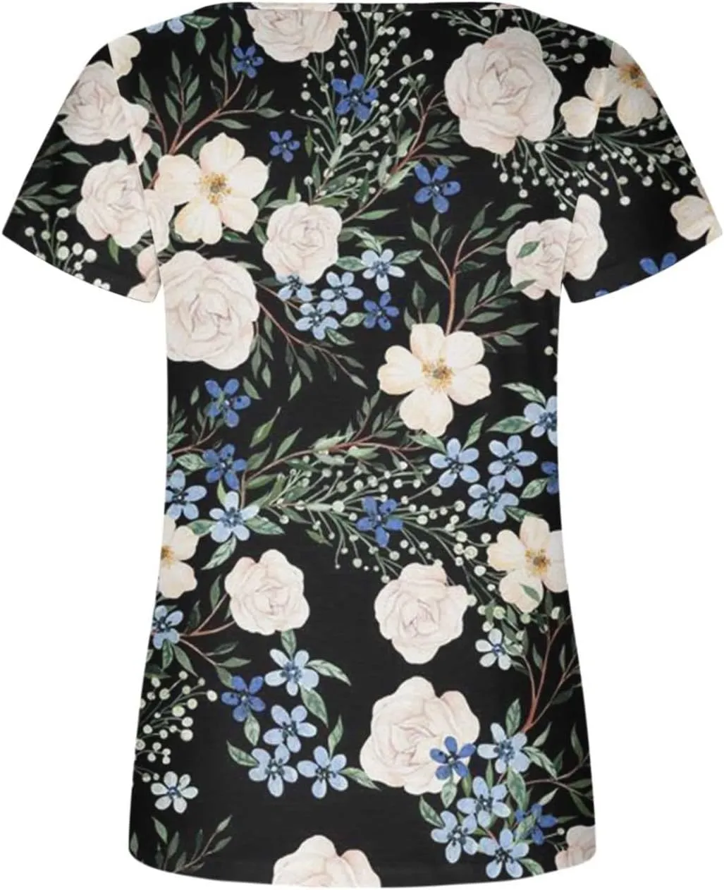 Ceboyel Womens Paisley Square Neck Tunic Tops Pleated Short Short Sleeve Shirts Casual Summer Blouses For Leggings 2023