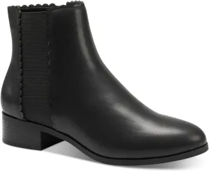 Charter Club Womens Daxi Microsuede Booties Ankle Boots Black 7 Medium (B,M)