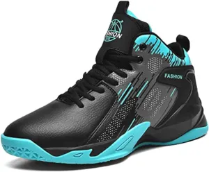 CJSPORX Men's Basketball Shoes Breathable Non-Slip Sneakers Fashionable Sports