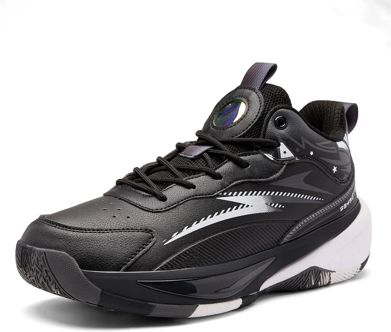 CJSPORX Men's Basketball Shoes Breathable Non-Slip Sneakers Fashionable Sports