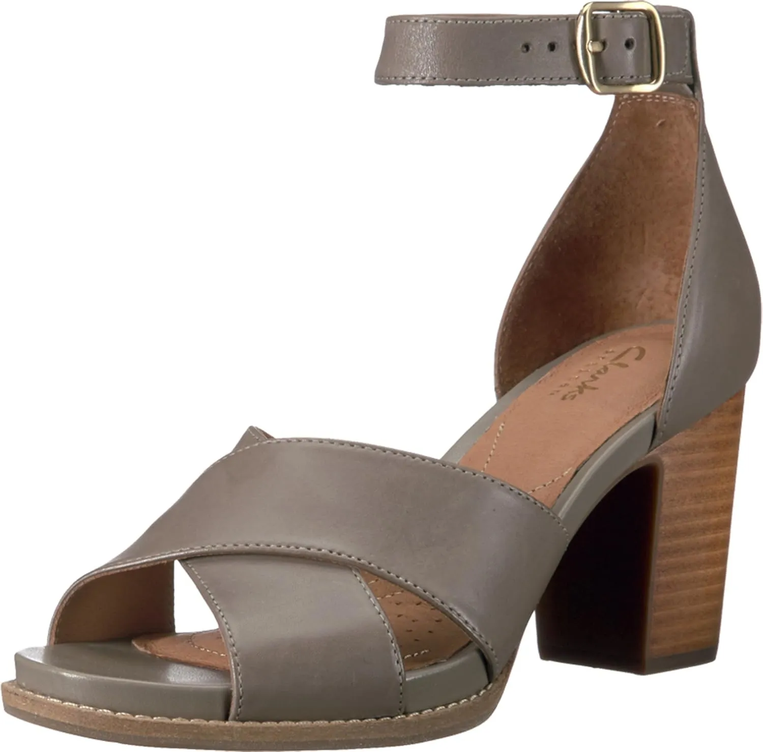 Clarks Womens Briatta Tempo Open Toe Ankle Strap