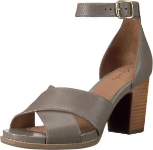 Clarks Womens Briatta Tempo Open Toe Ankle Strap
