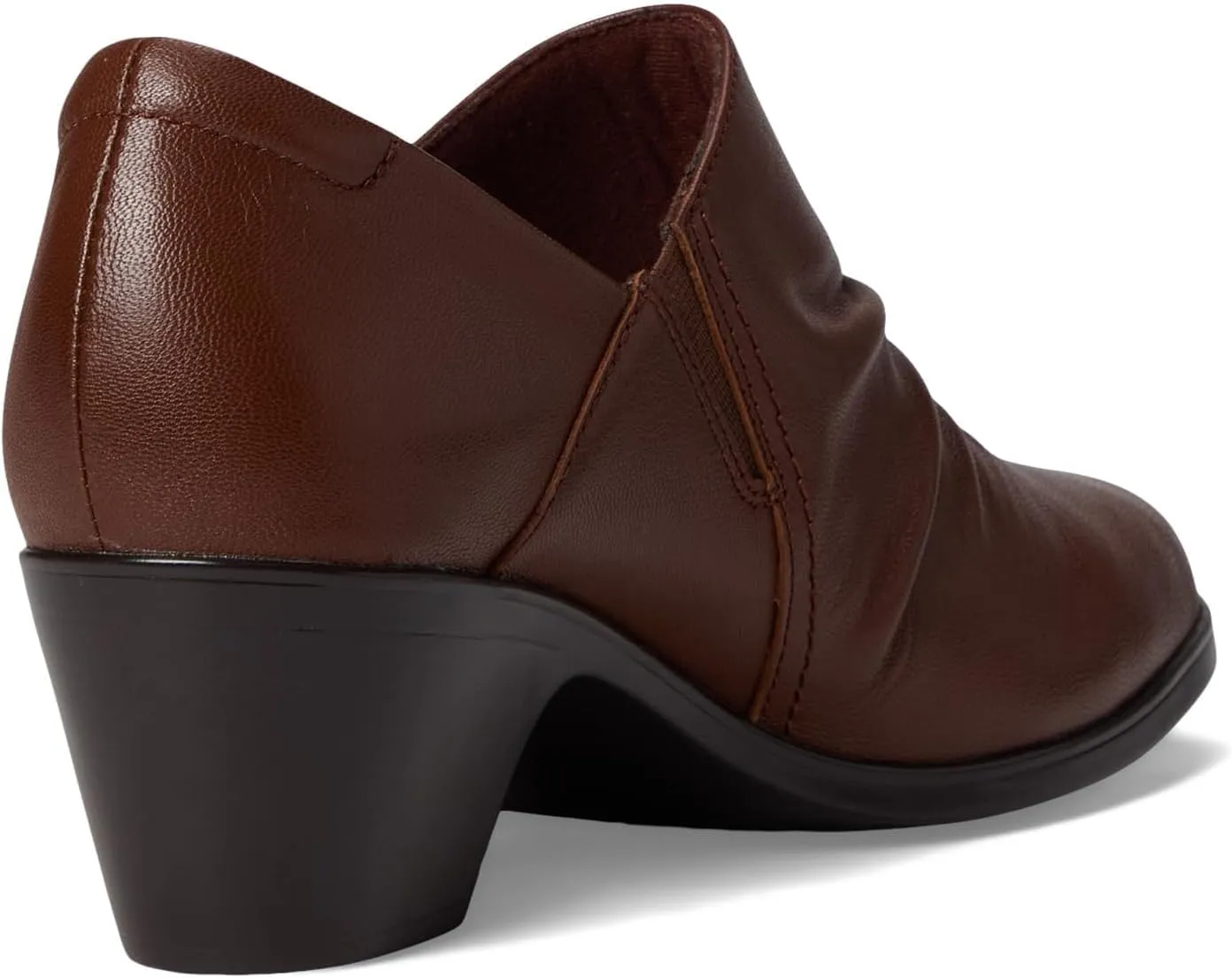 Clarks Womens Emily2 Cove Leather Round Toe Shooties