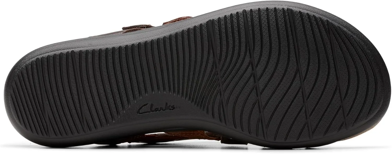 Clarks Womens Laurieann Bali Strappy Open Toe Slide Sandals