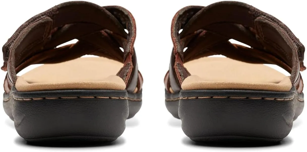 Clarks Womens Laurieann Bali Strappy Open Toe Slide Sandals