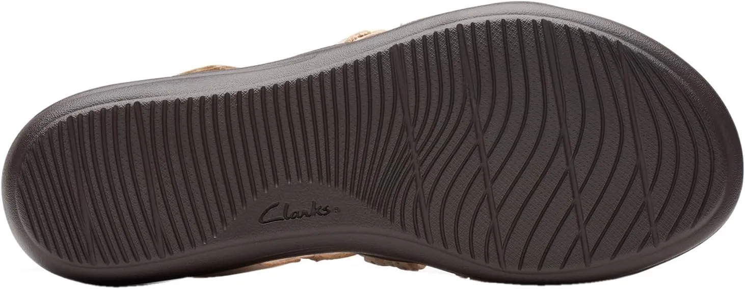 Clarks Womens Laurieann Rena Leather Casual Strappy Sandals