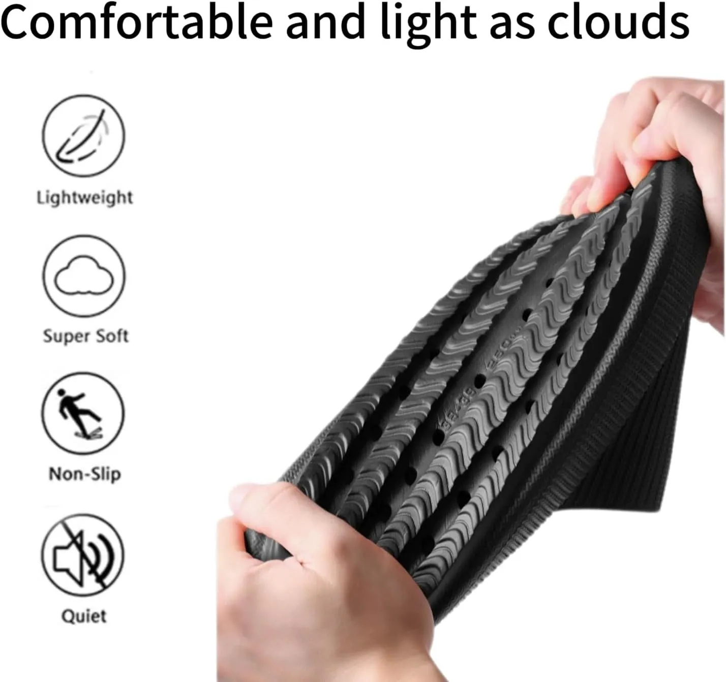 Cloud Slippers for Women and Men Ultra Comfort Recovery Pillow Slippers Slides Shower Sandals House Shoes with Low Arch Support