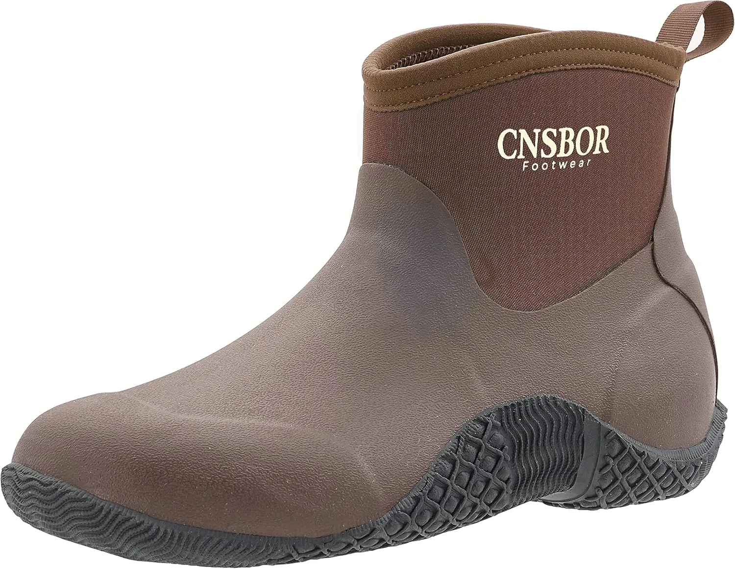 CNSBOR Men's Work Boots - Waterproof, Lightweight, Ankle Garden Boots