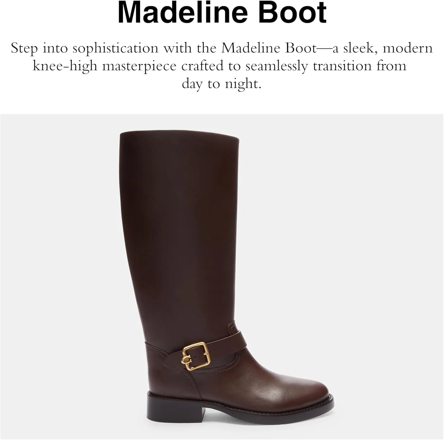 COACH Women's Wide Calf Madeline Boot