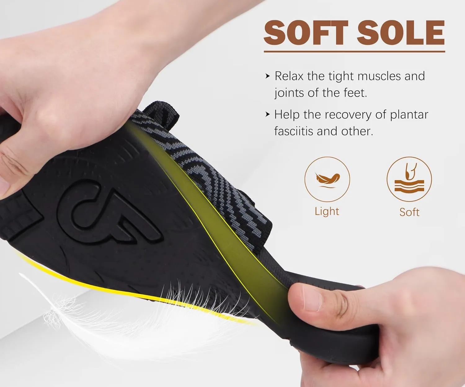 COFACE Womens Orthotic Slides Comfort Plantar Fasciitis Arch Support Slip on Flat Sandals Ladies Soft Cushion Fashion Yoga Mat Slippers With Adjustable Straps