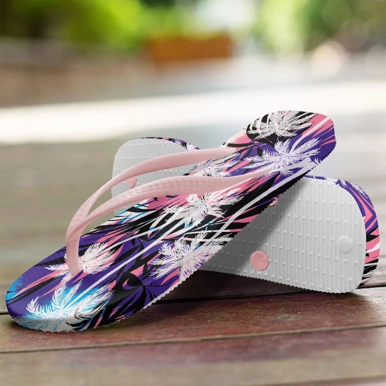 Coloranimal Flip Flops for Women Sandals Women Summer Beach Sandals Non Slip Shower Slippers Y Sandals Comfort Flip-Flops Slippers Thong Sandals