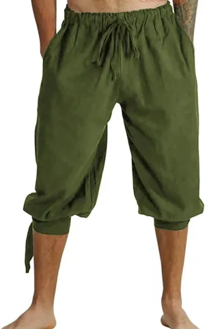 Colorful House Mens Pirate Pants Costume Adult Renaissance Pant Costume Clothes Medieval Viking Pants Cosplay Outfit