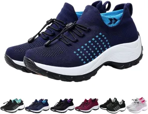Comfort Wear Orthowear Shoes for Women, Comfortwear Ortho Shoes for Women Plantar Fasciitis, Non Slip Food Service Lightweight Sneaker, Nurse Orthopedic Stretch Cushion Sneakers