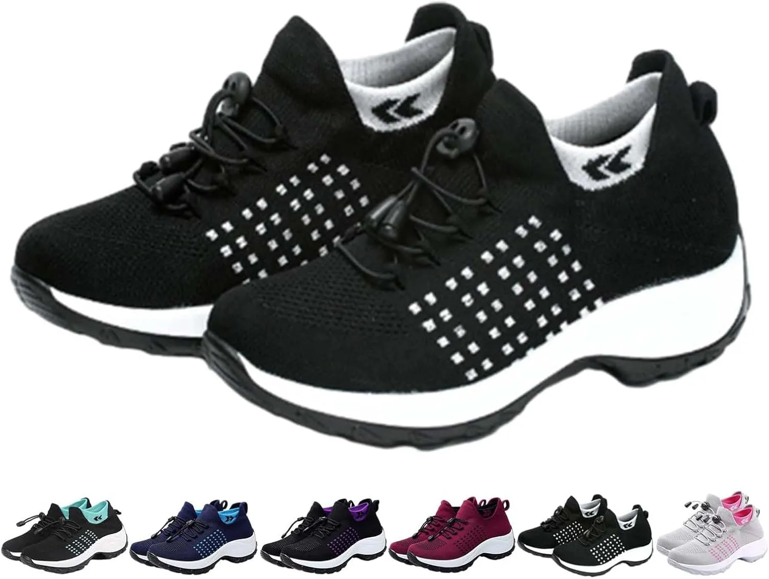 Comfort Wear Orthowear Shoes for Women, Comfortwear Ortho Shoes for Women Plantar Fasciitis, Non Slip Food Service Lightweight Sneaker, Nurse Orthopedic Stretch Cushion Sneakers