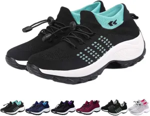 Comfort Wear Orthowear Shoes for Women, Comfortwear Ortho Shoes for Women Plantar Fasciitis, Non Slip Food Service Lightweight Sneaker, Nurse Orthopedic Stretch Cushion Sneakers
