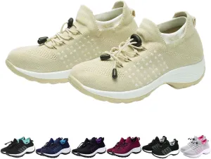 Comfort Wear Orthowear Shoes for Women, Comfortwear Ortho Shoes for Women Plantar Fasciitis, Non Slip Food Service Lightweight Sneaker, Nurse Orthopedic Stretch Cushion Sneakers