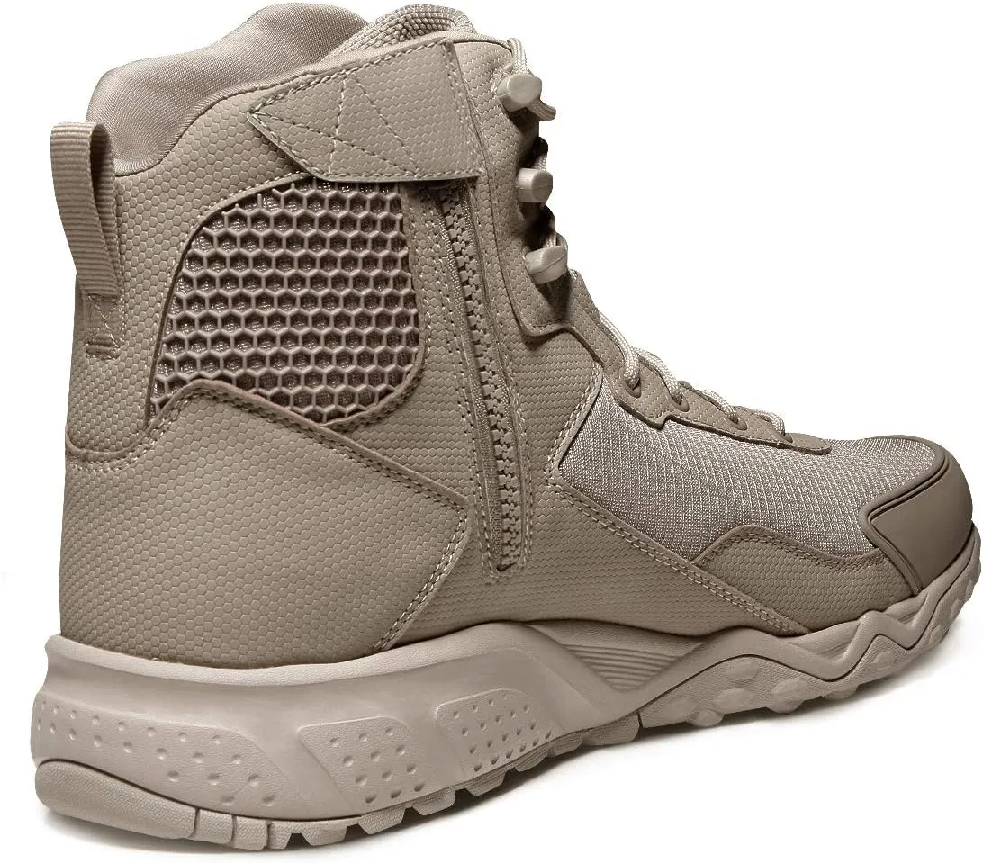 CQR Men's Military Tactical Boots, Lightweight 6 Inches Hiking Combat Boot Durable Breathable Outdoor Work Motorcycle Footwear