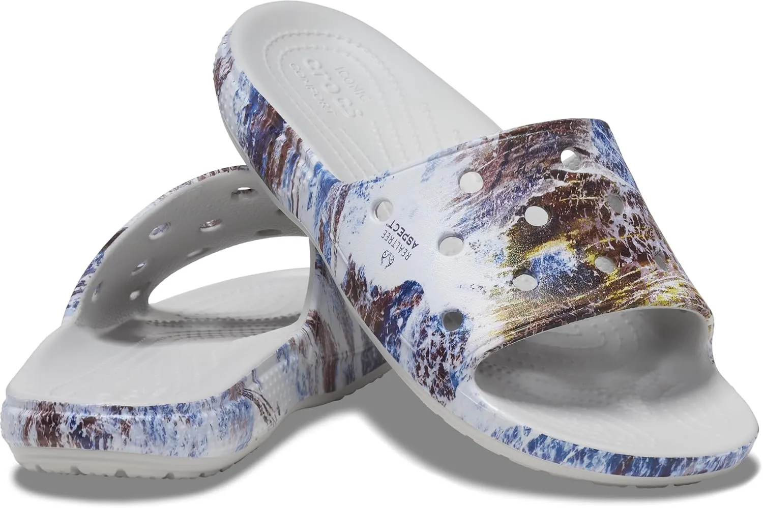Crocs Unisex-Adult Classic Graphic Slide