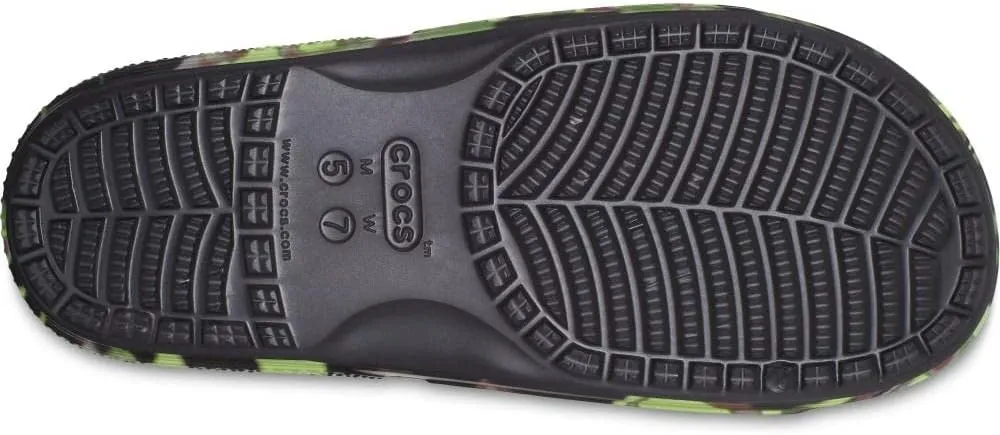 Crocs Unisex-Adult Classic Spray Camo Slide Sandal