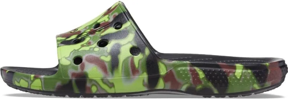 Crocs Unisex-Adult Classic Spray Camo Slide Sandal